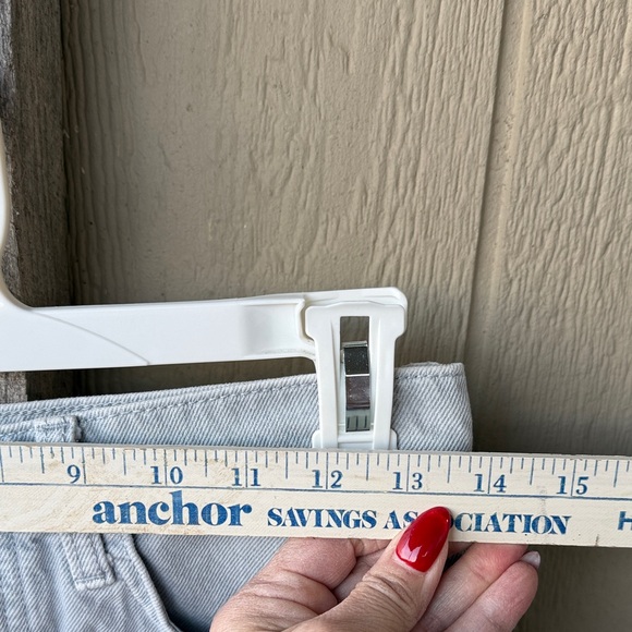 7 for all Mankind Light Blue Denim Women Shorts - Picture 10 of 11